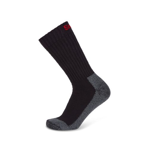 Cotton Crew Socks Black Size XL UK 11-15 EUR 45-51